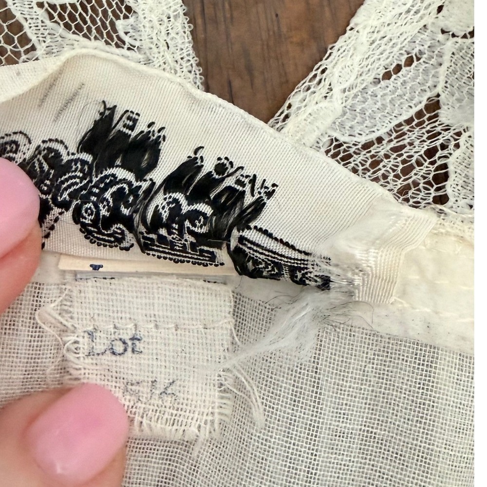 Vintage 70s Act I New York XS/Small Ivory Lace Prairie Wedding Dress Cottagecore - Picture 8 of 13
